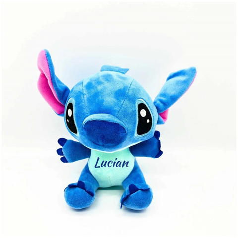 Jucarie de Plus, Stitch Personalizat, Albastru, 20cm.
