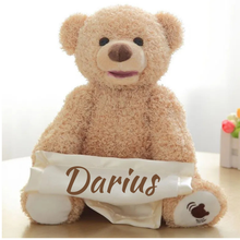 Jucarie Interactiva, Ursuletul Cucu-Bau Personalizat, 25cm.
