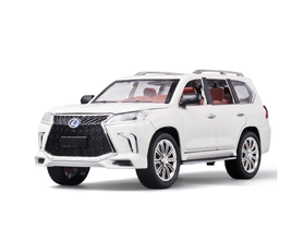 Mașinuță Metalică Lexus LX570 1:24 – Lumini, Muzică și Design Realist