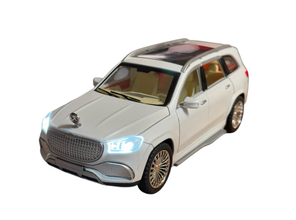 Mașină de Jucărie Metalică Mercedes‑Maybach S600, 1:24 – Sunet și Lumină
