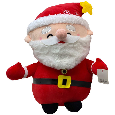 Jucarie de Plus Mos Craciun Pufos si Urias, 50cm.