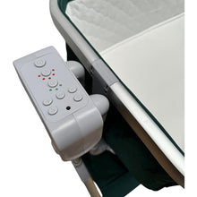 Pătuț inteligent pentru copii, A6 gri cu legănare automată și reglare pe înălțime