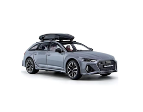 Audi RS6 – Mașinuță Die-Cast Metalică Pull Back pentru Copii, 25cm.