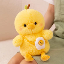 Puișor de Pluș Adorabil cu Gentuță, Galben – Jucărie pentru Copii, 30cm.