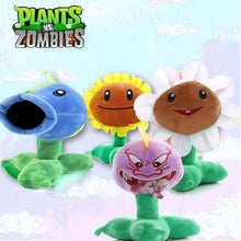 Set 7 Jucarii de Plus Plante vs Zombie, 27cm.