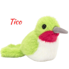 Jucarie de tip Breloc, Papagal care Ciripeste si Imita Vocea, 12-14cm.