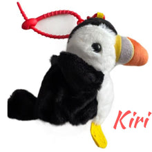 Jucarie de tip Breloc, Papagal care Ciripeste si Imita Vocea, 12-14cm.