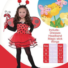 Costum Set Halloween de Copii, Buburuza, 4 piese.