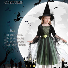 Costum Set Halloween de Copii, Vrajitoare, 2 piese.