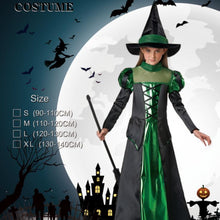 Costum set de Halloween de copii, Vrajitoare, 2 piese.