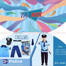 Costum set Halloween de copii, Politist, 6 piese.