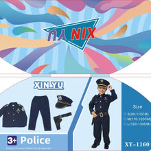 Costum set Halloween de copii, Politist Caporal, 4 piese.