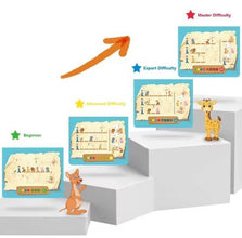 Joc educativ din lemn Arca lui Noe – Puzzle cu provocări logice