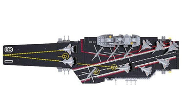 Machetă Navală 3D din Lemn – Portavion cu 142 Piese