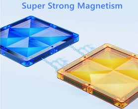 Joc Magnetic 3D din ABS – Set de Construcție 20 Bucăți pentru Copii