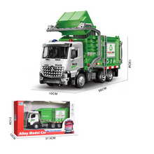 Camion de Salubrizare Metalic cu Sunete și Lumini – Distracție Interactivă