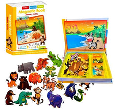 Carte Magnetică Educativă cu Animale– Set de 62 magneți pentru copii
