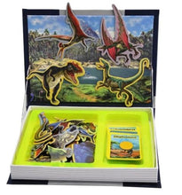 Carte Magnetică Educativă cu Dinozauri – Set de 57 magneți pentru copii