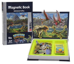 Carte Magnetică Educativă cu Dinozauri – Set de 57 magneți pentru copii