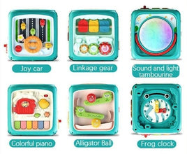 Cub interactiv pentru bebeluși cu volan – Centru de activități educativ, 10 funcții