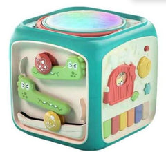 Cub interactiv pentru bebeluși cu volan – Centru de activități educativ, 10 funcții