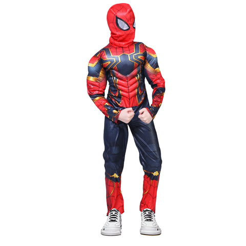 Costum Halloween de Copii, Iron SpiderMan cu Muschi
