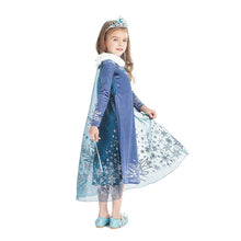 Costum Halloween de Copii, Elsa Frozen Printesa Zapezii