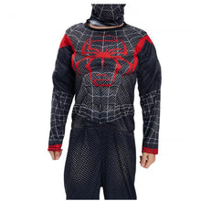 Costum Halloween de Copii, Spiderman Omul Paianjen Negru, set cu Masca si Muschi
