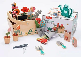 Set Micul Florist – Joc de rol Educativ din lemn, 30 piese pentru copii