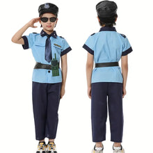 Costum set Halloween de copii, Politist, 6 piese.