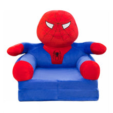 Fotoliu Extensibil de Pluș pentru Copii, Supererou Spider-Man, Omul Păianjen, 80cm.