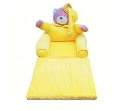 Fotoliu de Plus Extensibil pentru Copii – Design Ursuleț Teddy