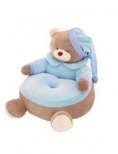 Fotoliu de Plus pentru Copii – Design Ursuleț Teddy Albastru