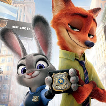 Set 2 Jucarii de Plus, Iepurasul si Vulpea Zootopia Judy si Nick