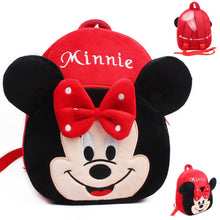 Ghiozdan Pufos Mickey & Minnie Mouse, 28cm + Rechizite Cadou