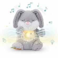 Iepuras interactiv cu Efect de Respiratie, Fluffy Bunny, Iepure cu 5 efecte