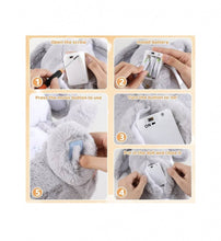 Iepuras interactiv cu Efect de Respiratie, Fluffy Bunny, Iepure cu 5 efecte