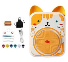 Set de olărit pentru copii – Joc creativ cu încărcare USB și lut inclus