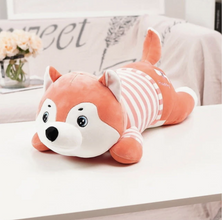 Cățel Husky din Pluș Mega Pufos – Jucărie Sweet Toys pentru Copii, 50cm.