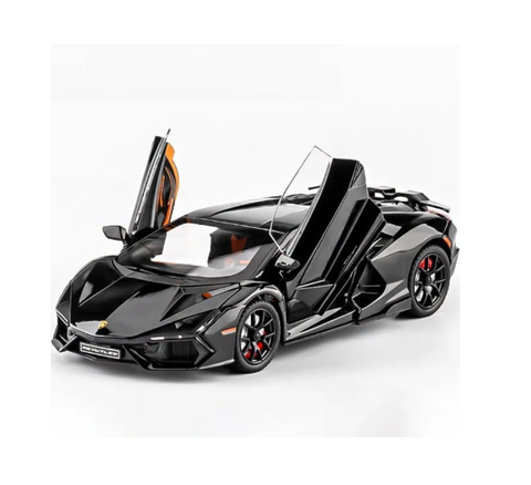 Jucarie Machetă Lamborghini Sián 1:24 Metal – Sunet, Lumini, Pull-Back, Fum, Uși și Capotă Mobile