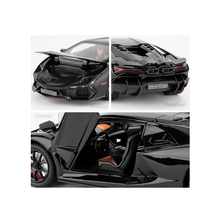 Jucarie Machetă Lamborghini Sián 1:24 Metal – Sunet, Lumini, Pull-Back, Fum, Uși și Capotă Mobile