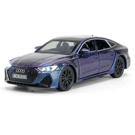 Mașinuță Audi RS7 din Metal – Metalizat, Sunet & Lumină, Uși Deschise
