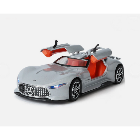 Mașină de Jucărie Metalică Mercedes-Benz AMG Vision Gran Turismo – Design Futurist