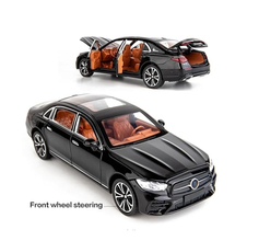 Mașină de Jucărie Limuzină Mercedes Clasa E – Metal, Muzică și Lumini