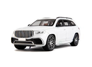 Mașinuță Metalică Tip Mercedes GLS63 AMG 1:24 – 3 Sunete, Uși, Capotă și Portbagaj Mobile