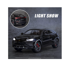 Jucărie Mașinuță Lamborghini Urus 1:24 din Metal – Fum, Lumini, Sunete, Pull-Back