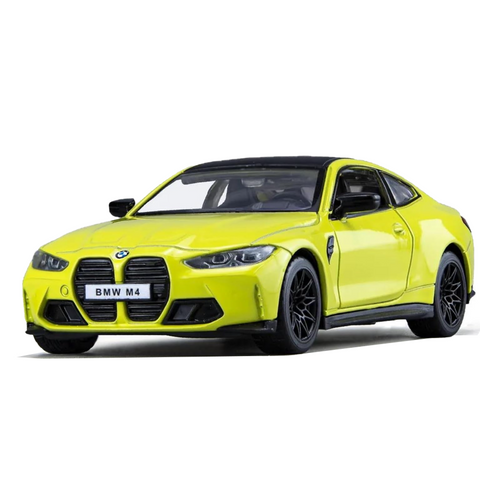 Mașinuță BMW M4, – Uși Deschizabile, Motor Vizibil, Sunet și Lumină, 1:24