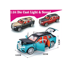 Mașinuță Rolls-Royce Cullinan 1:24 – Metal Die-Cast, Sunet & Lumină