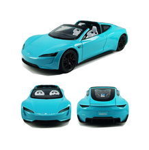 Mașinuță Metalică Tesla Roadster la Scară 1:24 – Model Realist, cu sunete și lumină