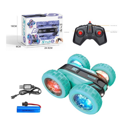 Mașină cu Telecomandă 2.4GHz Stunt Car pentru Copii – Rotire 360°, Cascadorii Spectaculoase